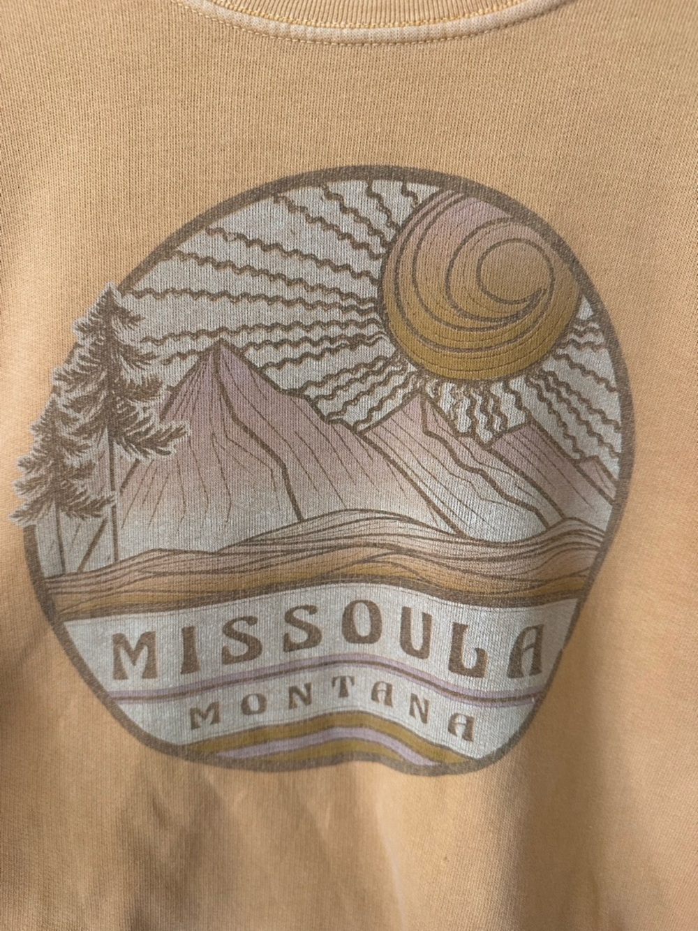 Missoula Montana crop sweatshirt - Picture 4 of 7